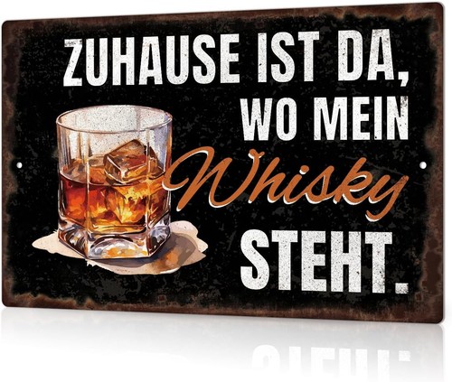 Metallschild whisky - metallschild,