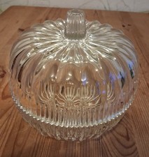 Schale mit Deckel - Glas - D