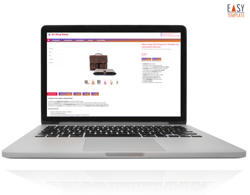 Ebay vorlage 2026 responsive - ebay,