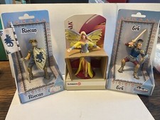 Ritter Fantasy Bayala Schleich/ Bully 3 x Figur ovp Elfe, Schwertkämpfer, Fahne
