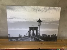 Leinwand Bild „New York" Brooklyn Bridge