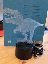 3D Dinosaurier Nachtlicht Led Optische Täuschungslampe Dino Nachtlampe Spielzeug