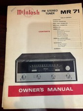 ORIGINAL McINTOSH MR71 MR-71