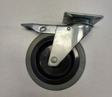 Rhombus Lenkrolle mit Frontstopper (100x25mm)