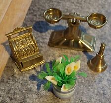 Maßstab 12 - Messing Puppenstube Shop Zubehör