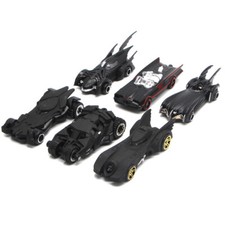 Set of 6 Batman Batmobile 1:64 Modellauto Spielzeug Sammlung Schwarz Geschenk