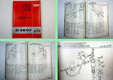 Original Deutz D 4507 Traktor Schlepper Ersatzteilliste 1980 Ersatzteilkatalog