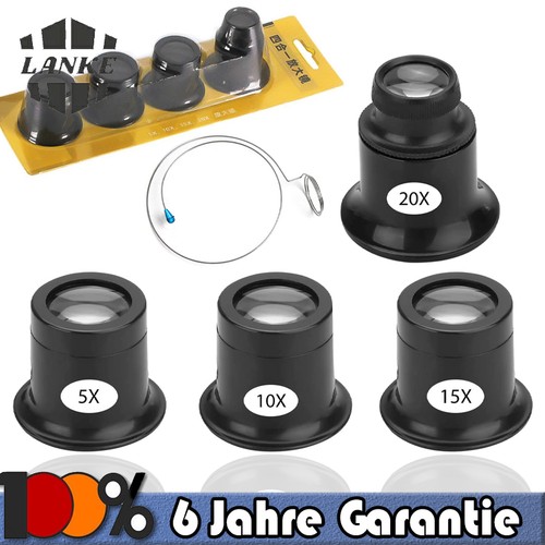4stück uhrmacherlupe set - uhrmacherlupe,