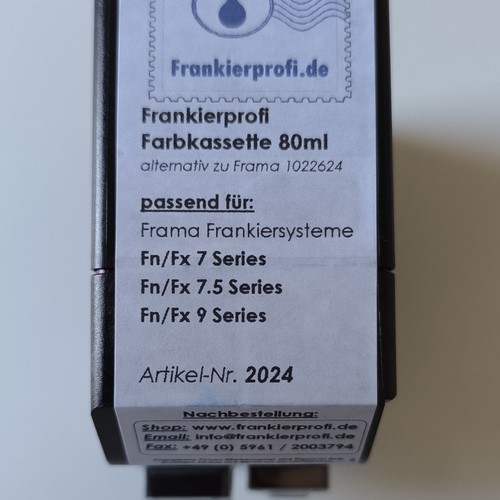 Farbkasette für frama - ml,