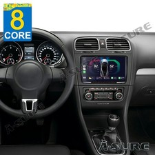 4+64G Android 14 Autoradio Apple Carplay Navi Für VW GOLF 5 6 Tiguan Touran Polo