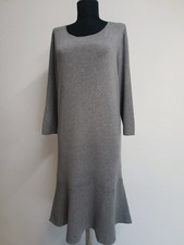 Bonita Damen Strickkleid Grau