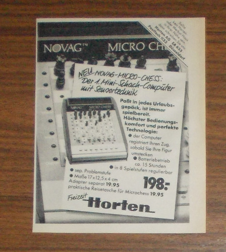 Seltene werbung novag micro - seltene,