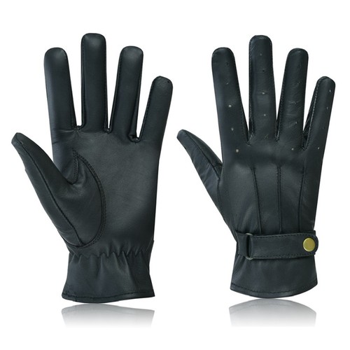 Herren leder polizei top - herren,