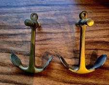 2 massive Messing Anker