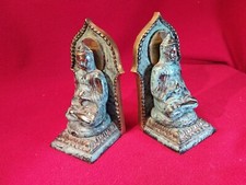 2 alte Buchstützen Massiv