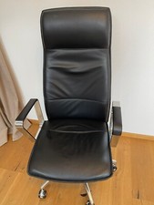 Eleganter Chefsessel - NP: 670€ - echt Leder, Ledersessel, Lederstuhl, neuwertig