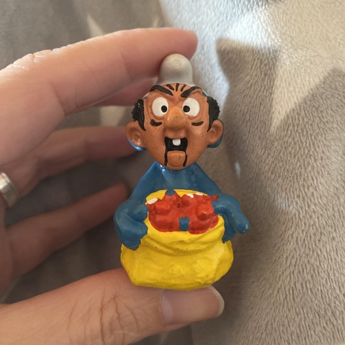 Schlumpf mit gargamel maske - schlumpf,