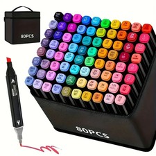 80 Farben Marker Stifte Set