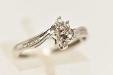 Vintage 10ct 10k Diamant Ring