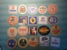 aus Bierdeckelsammlung,  20 verschiedene Bierdeckel 