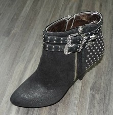 NEU Killah Giovy Damen Stiefel Gr. 40 Schwarz Stiefeletten Ankleboot