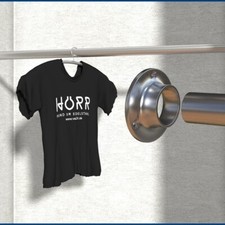 Edelstahl Klimmzug Stange