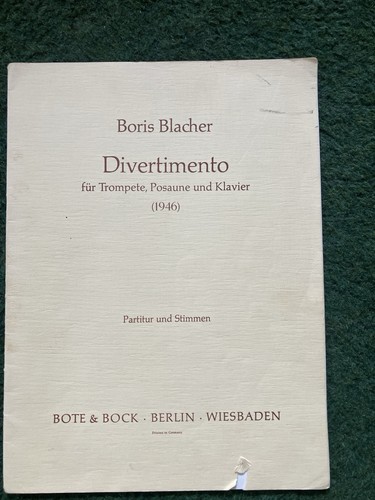 Divertimento für trompete - divertimento,