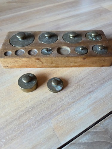 Apotheker gewichte messing - apotheker,