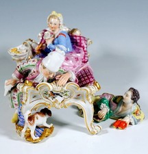 Meissen gruppe figur - gruppe,