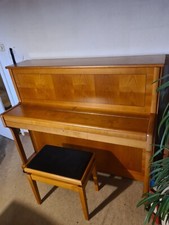 Sauter Klavier Piano Ragazza (122 cm) Flügel-Mechanik Bj. 2008 3 Pedale Braun