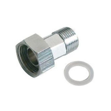 Wellwater 14082 9 Verschraubung für Wasserzähler 3/4x1/2, verchromt, 3/2 x 1/...
