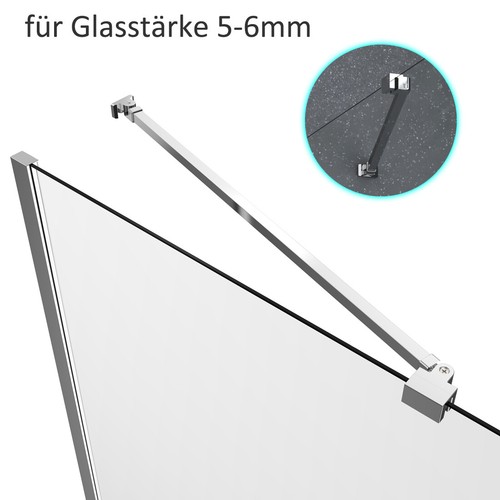 Haltestange duschwand 6mm 8mm - haltestange,