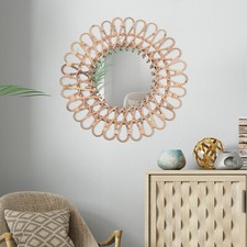 Rattanspiegel handgemachte - rattanspiegel,