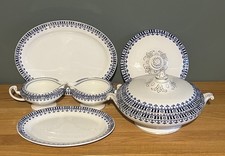 Antik Luxor weiß kobaltblau