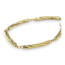 Armband massiv 750/-18k Gelbgold ca.21 cm, 3,0 mm    -041
