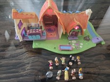 Polly pocket Bluebird Disney Schneewittchen Haus 7 Zwerge komplett
