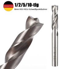 1/2/5/10x 8mm HSS HSCo