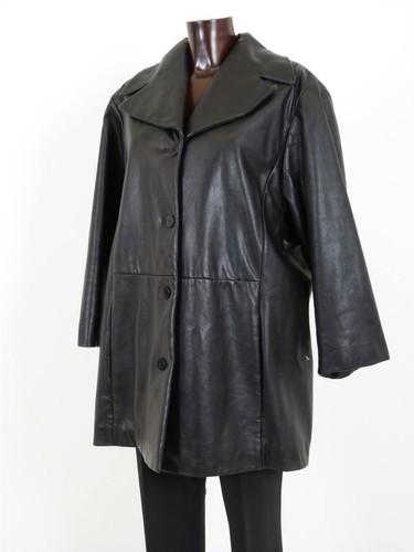 Lamb nappa leather coat - , n3