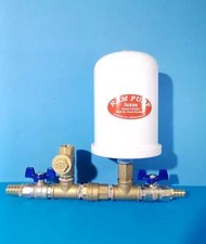 Hydraulischer Widder Wasserpumpe rostfrei aus Messing Wasserkraft Rampump fuxus