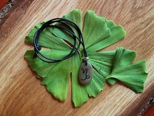 Reduziert!!!Kette,Kieselstein mit Sternzeichen Steinbock