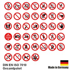 Verbotszeichen gemäß asr - gemäß,