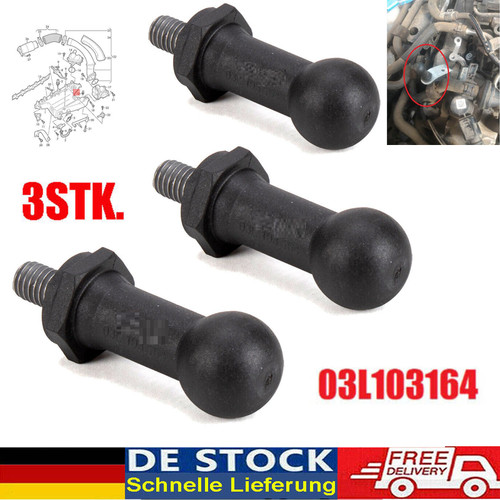 Kugelkopf befestigung - 3x,
