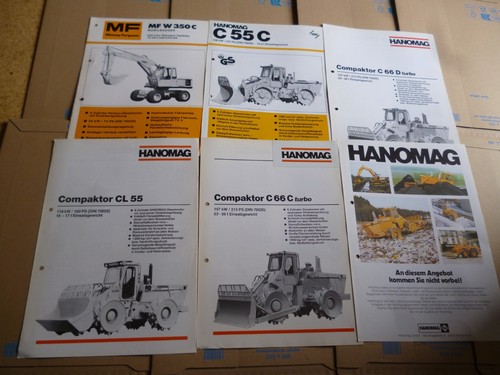Hanomag mf konvolut - hanomag,