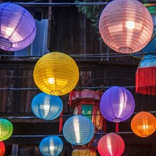 LED Lichterkette Lampions