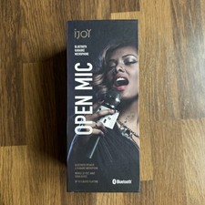 iJoy Open Mic Bluetooth Lautsprecher & Karaoke Mikrofon schwarz & weiß ohne Anleitung 