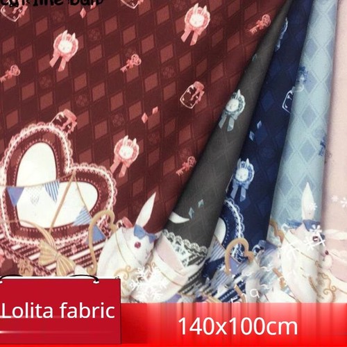 Lolita kleiderstoff hase karo - lolita,