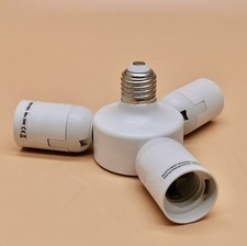 Lampensockel Adapter 3-fach E27 / OVP / Various