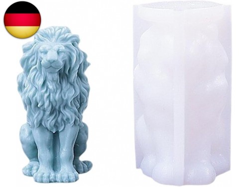 Löwe silikonformen - 3d,