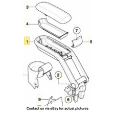 Mittelarmlehne Mini Cooper R56