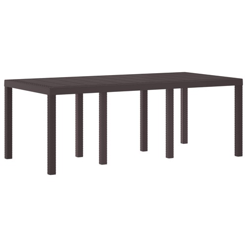 Vidaxl gartentisch braun 200 - braun, x